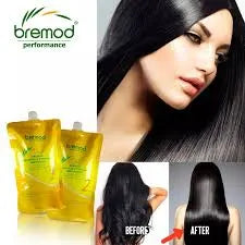 Bremod Performance Keratin Silky Straight Rebonding Set (No. 1 & 2) 800ml x2